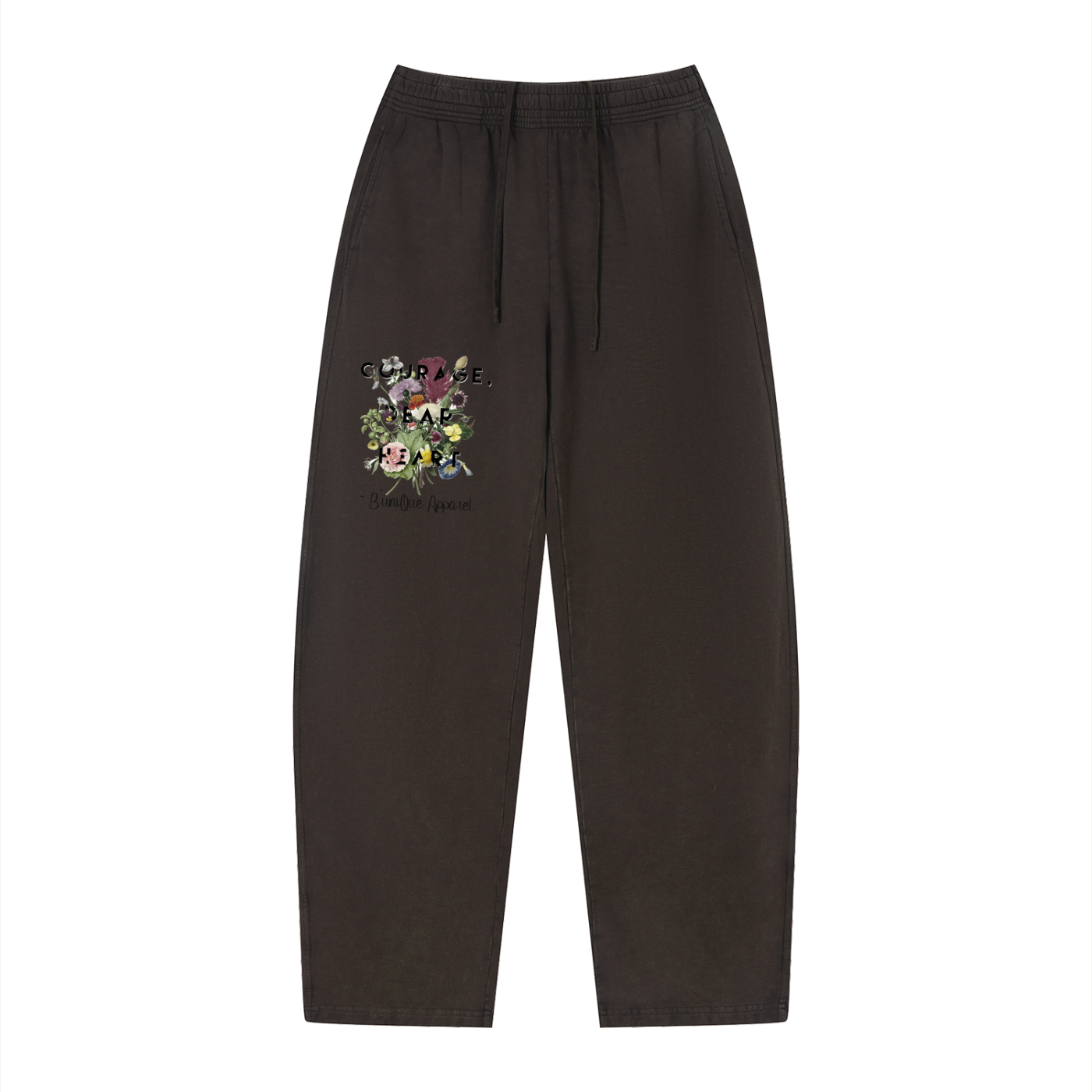 Unisex "B'uniQue" Vintage Wash Loose Sweatpants