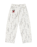 Women's "Blade of Passion" Splatter Barrel Leg Jeans