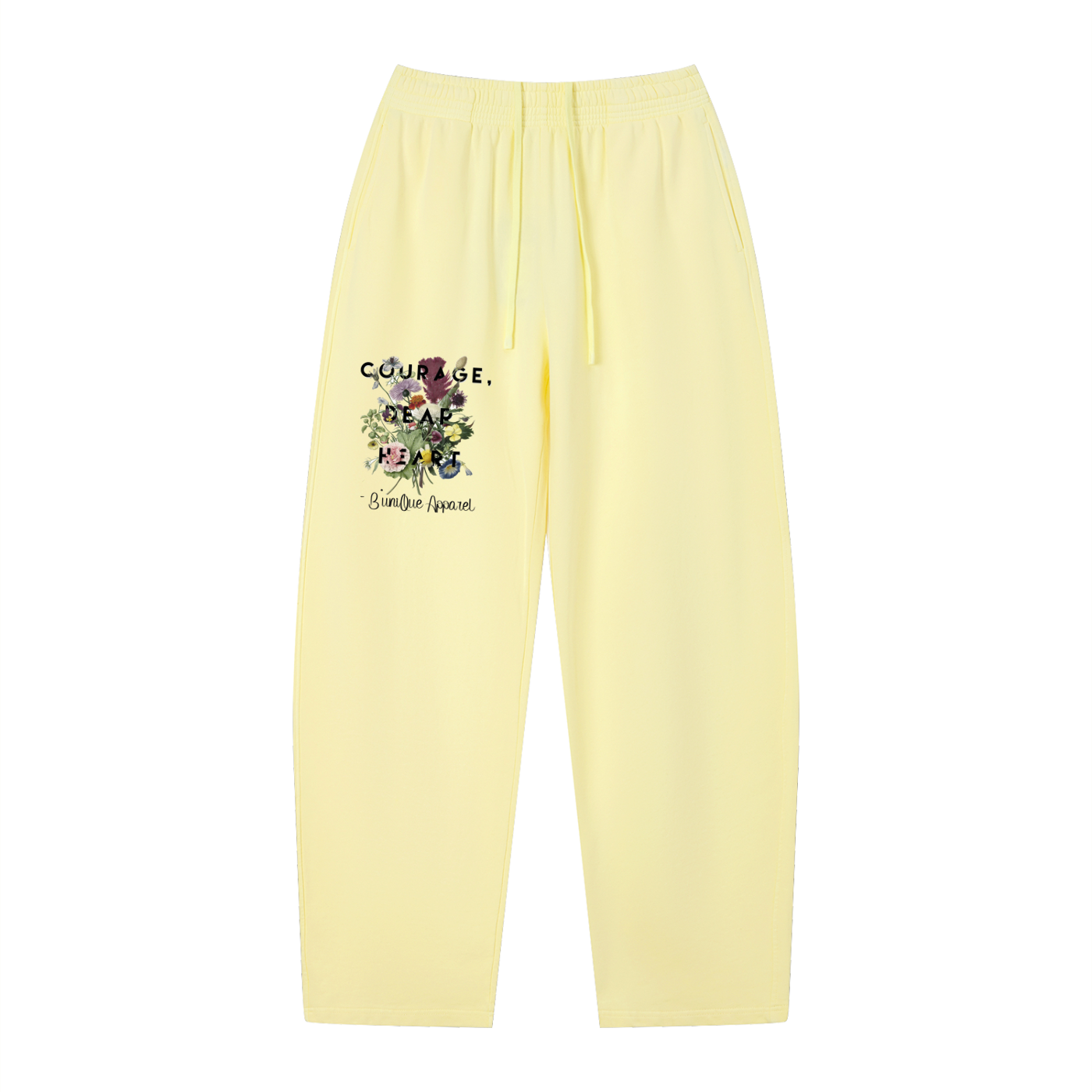 Unisex "B'uniQue" Vintage Wash Loose Sweatpants