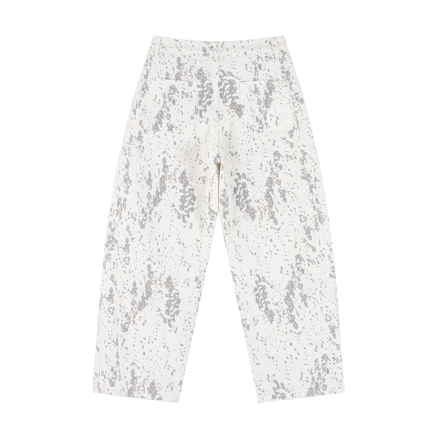 Women's "Blade of Passion" Splatter Barrel Leg Jeans