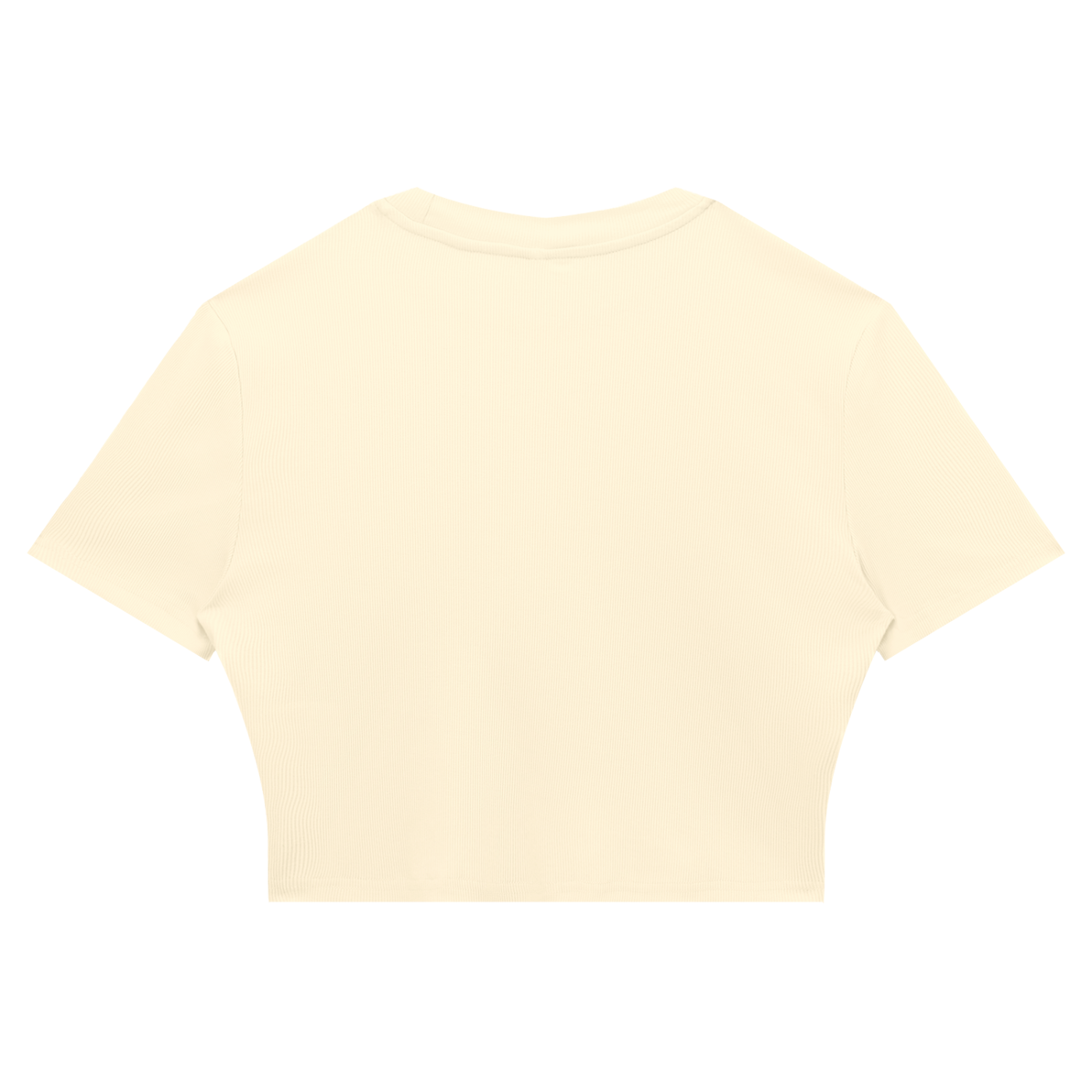 Women's B'UNIQUE est Slim Ribbed Crop T-Shirt