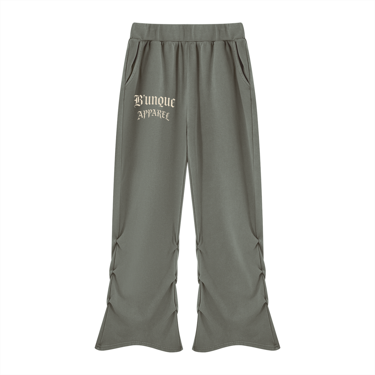Women’s "B U" Vintage Ruched Sweatpants