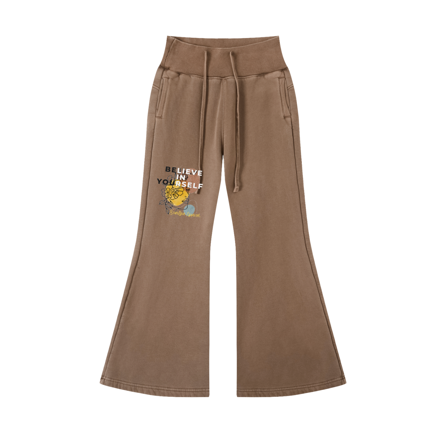 Women's Vintage Flared Fleece Pants