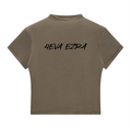 4EVA EZRA Essential Women Slim Fit Mock Neck T-Shirt