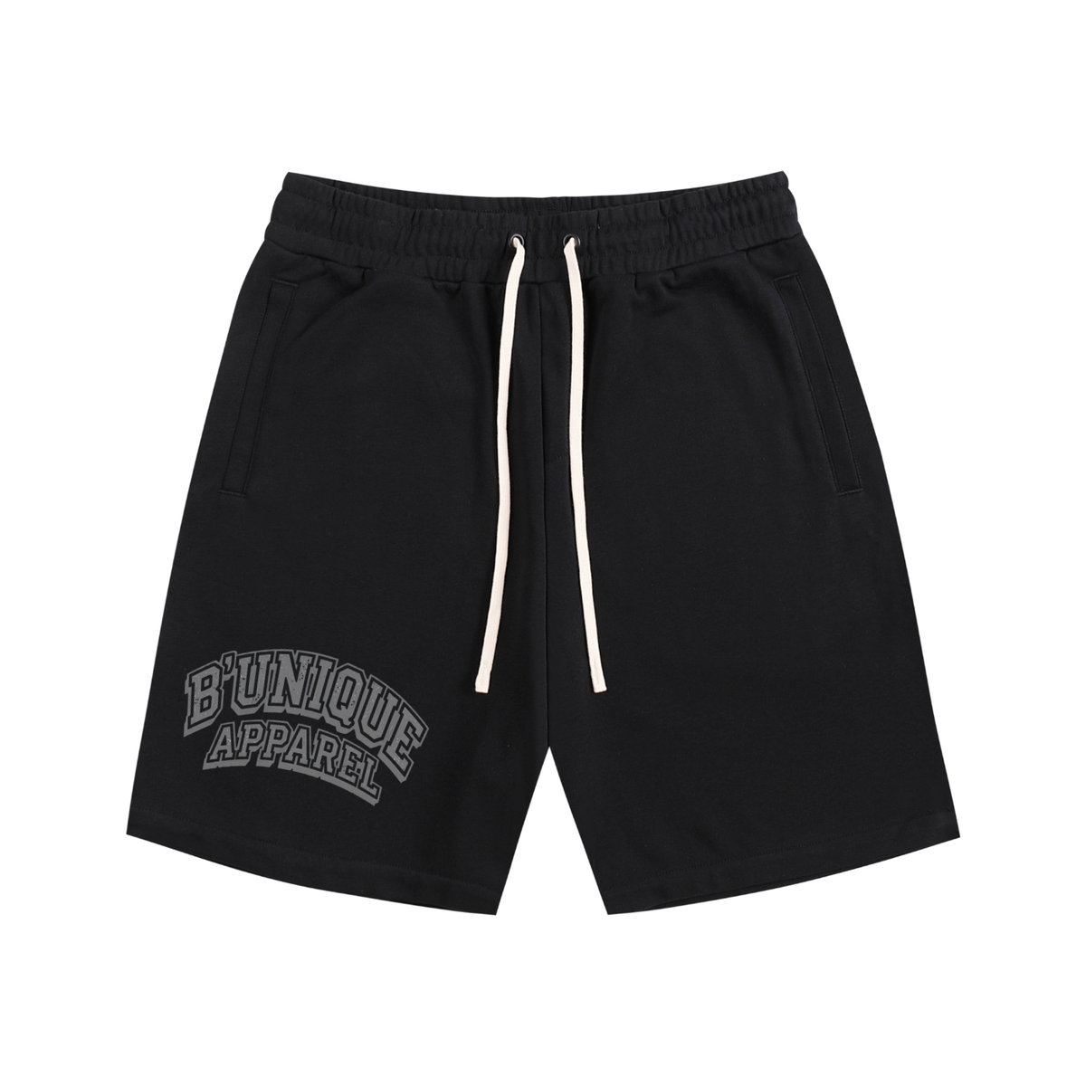 Unisex "B'UNIQUE" Essential Cotton Shorts