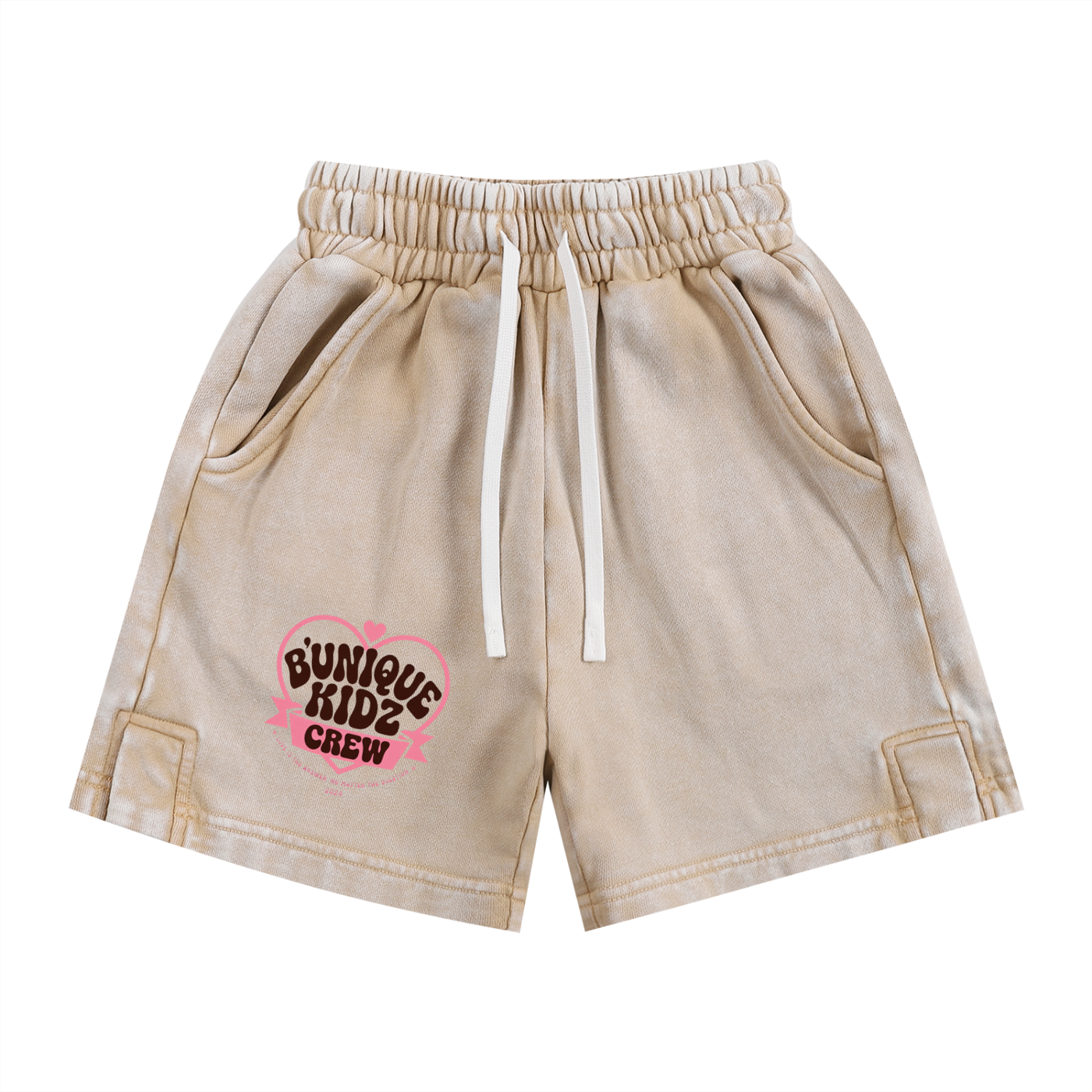 Girl's Snow Washed Kids' Shorts