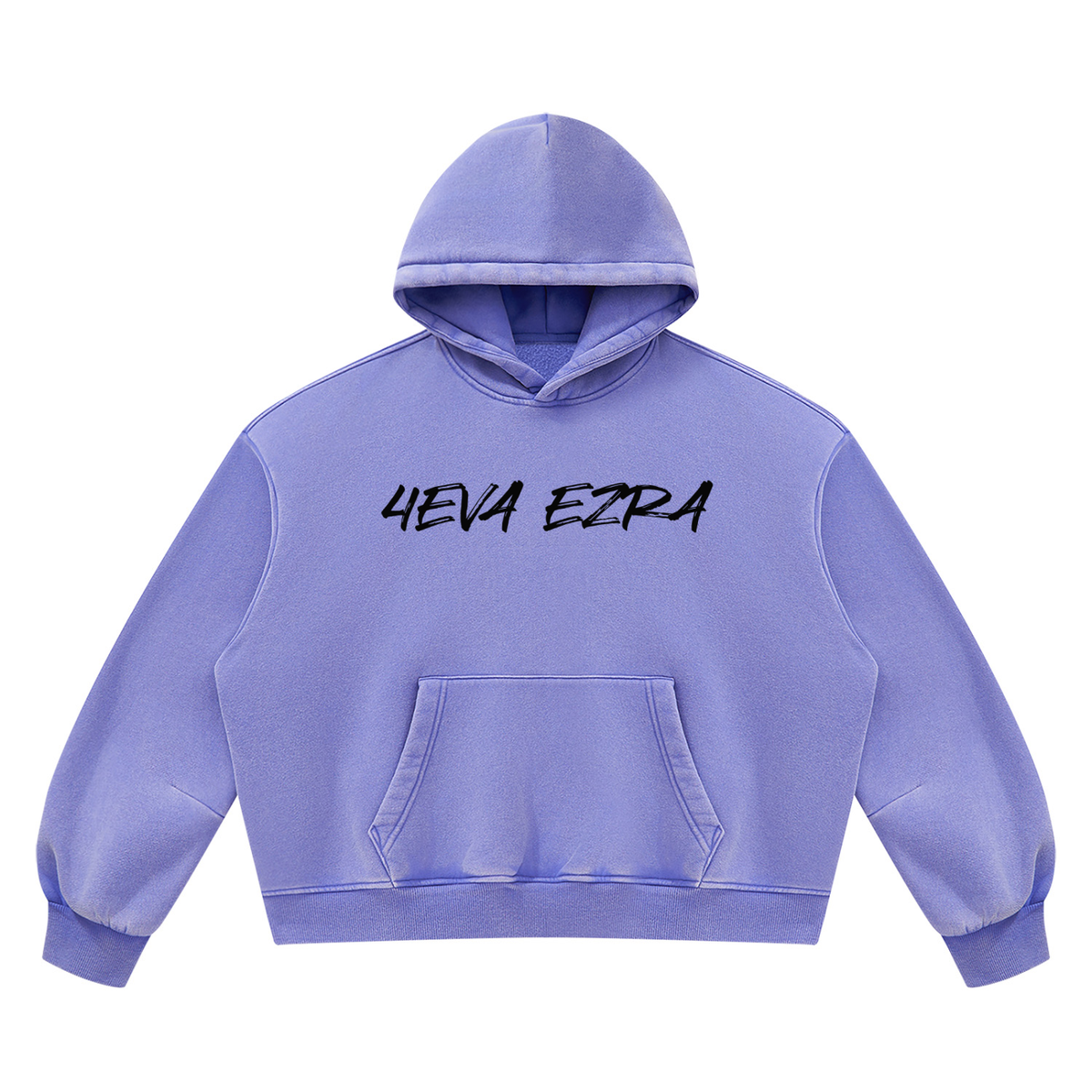 Unisex "4EVA" Vintage Wash Fleece Hoodie