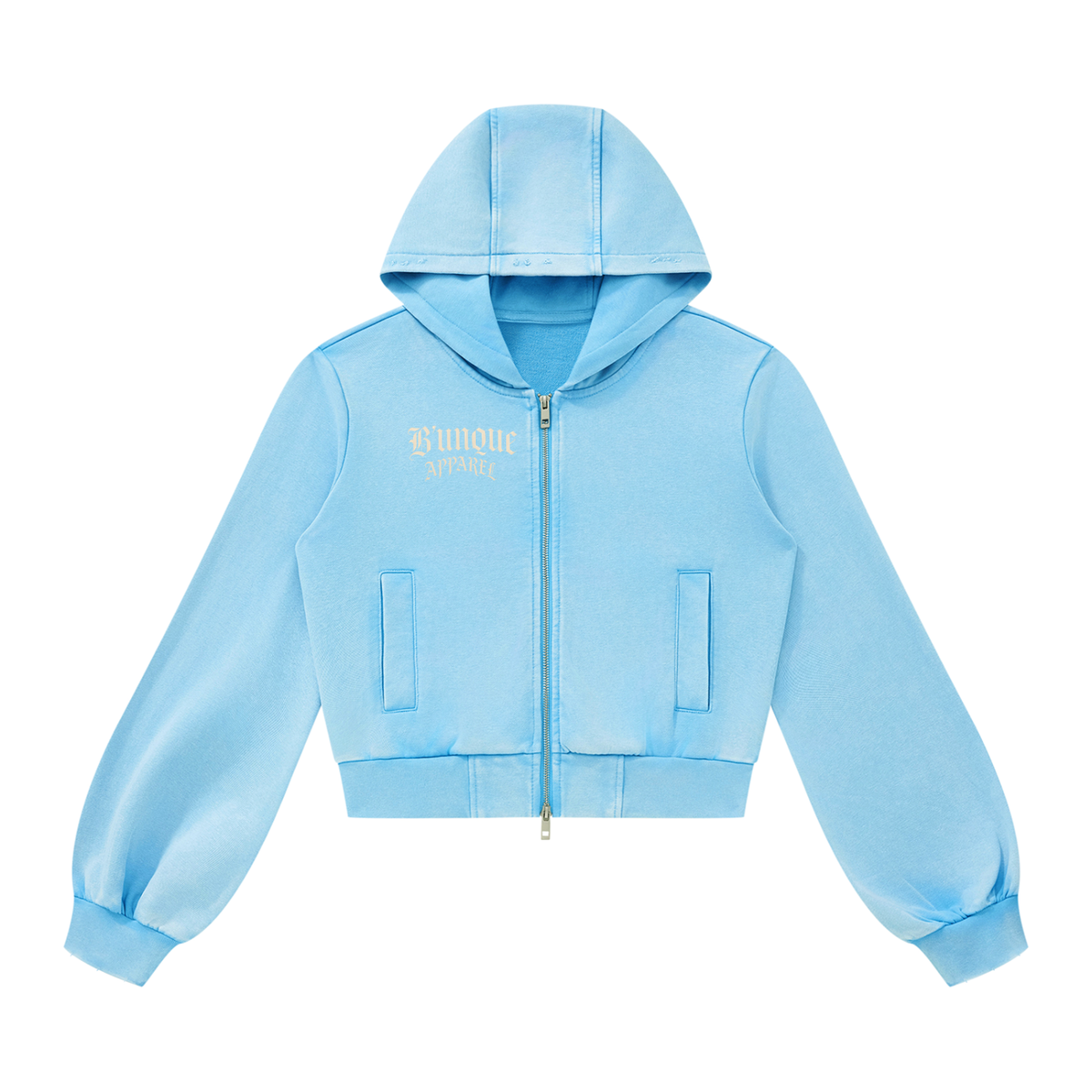 Women’s "B U" Vintage Zip Hoodie