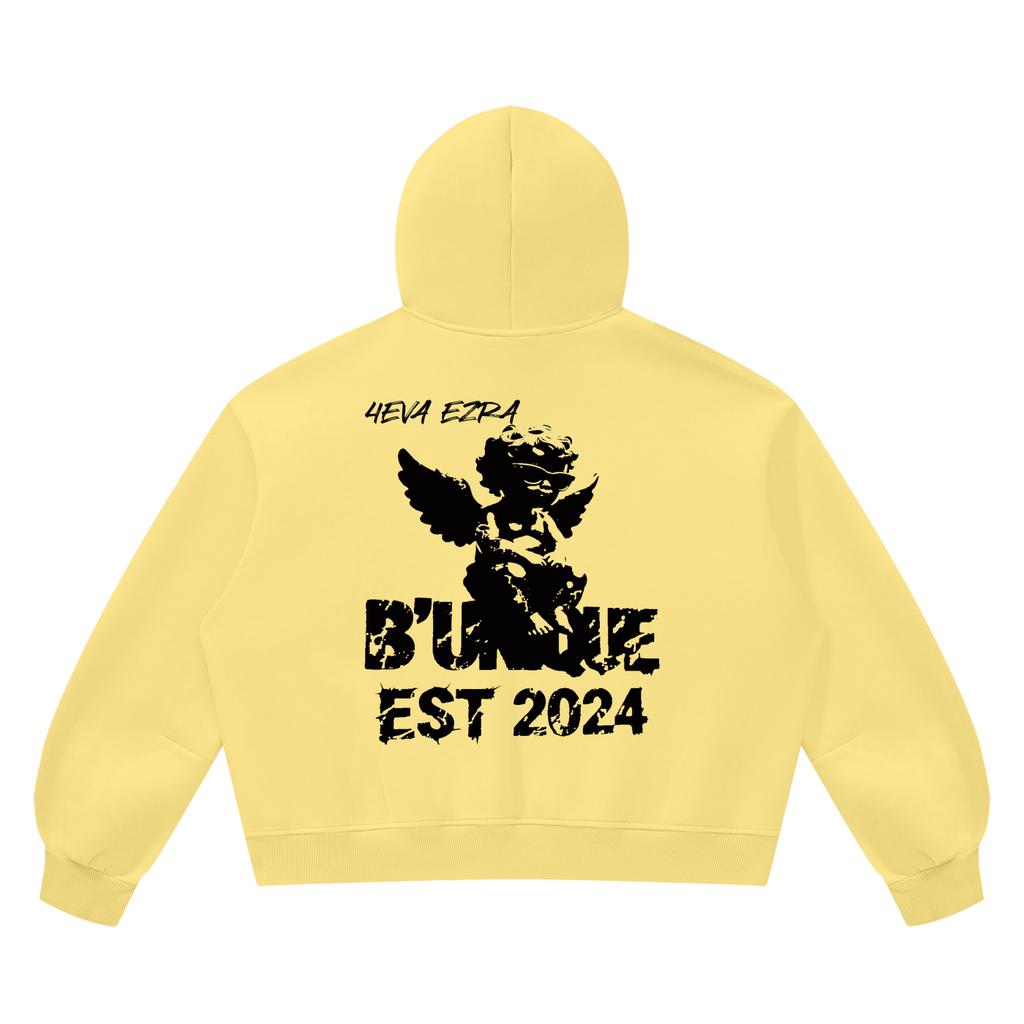 Unisex "4EVA" Vintage Wash Fleece Hoodie
