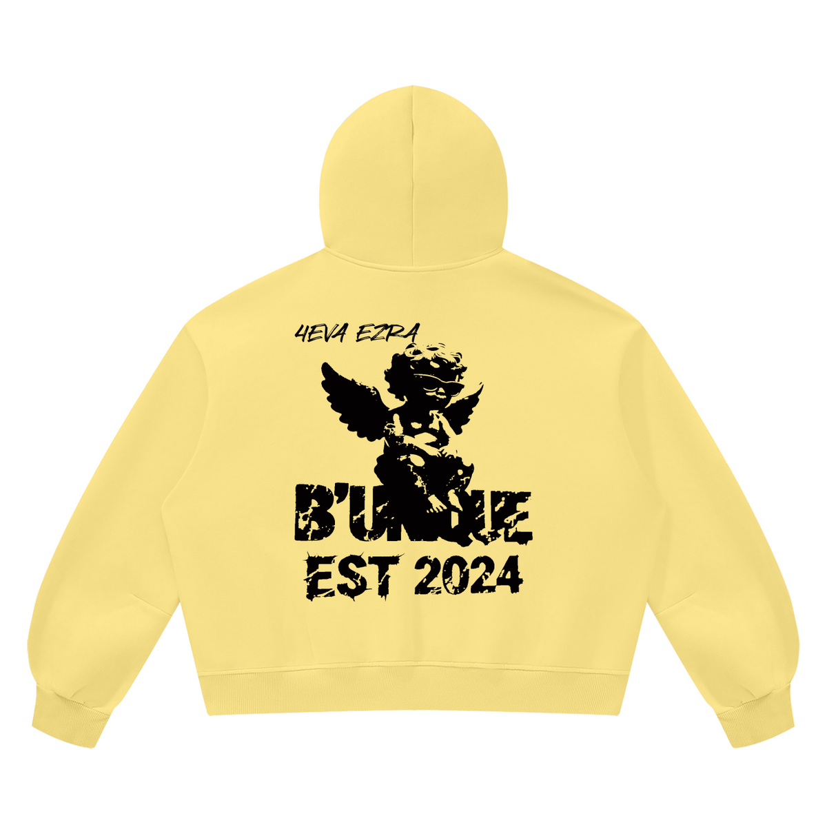 Unisex "4EVA" Vintage Wash Fleece Hoodie