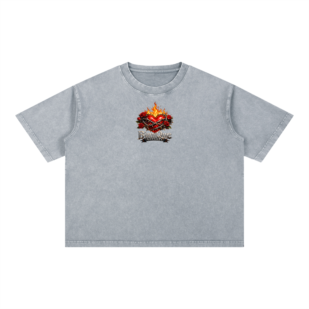 Unisex B'uniQue Love and Flame T-Shirt