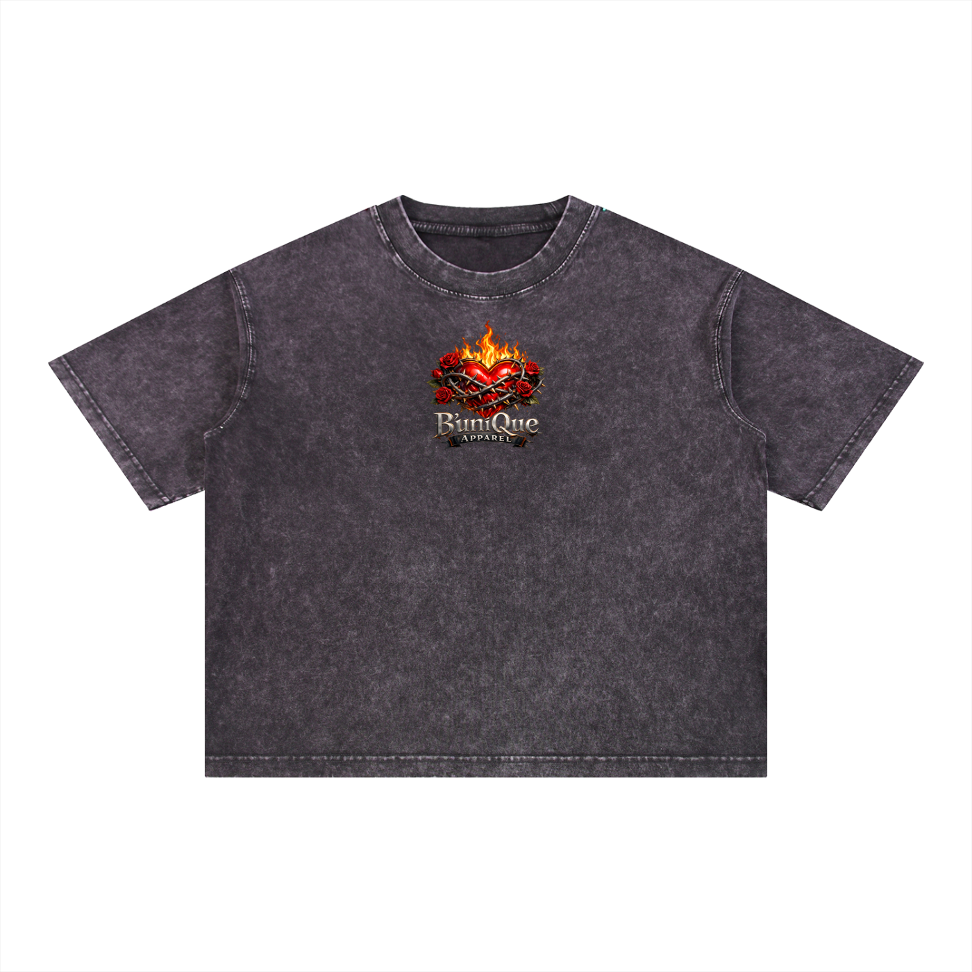 Unisex B'uniQue Love and Flame T-Shirt