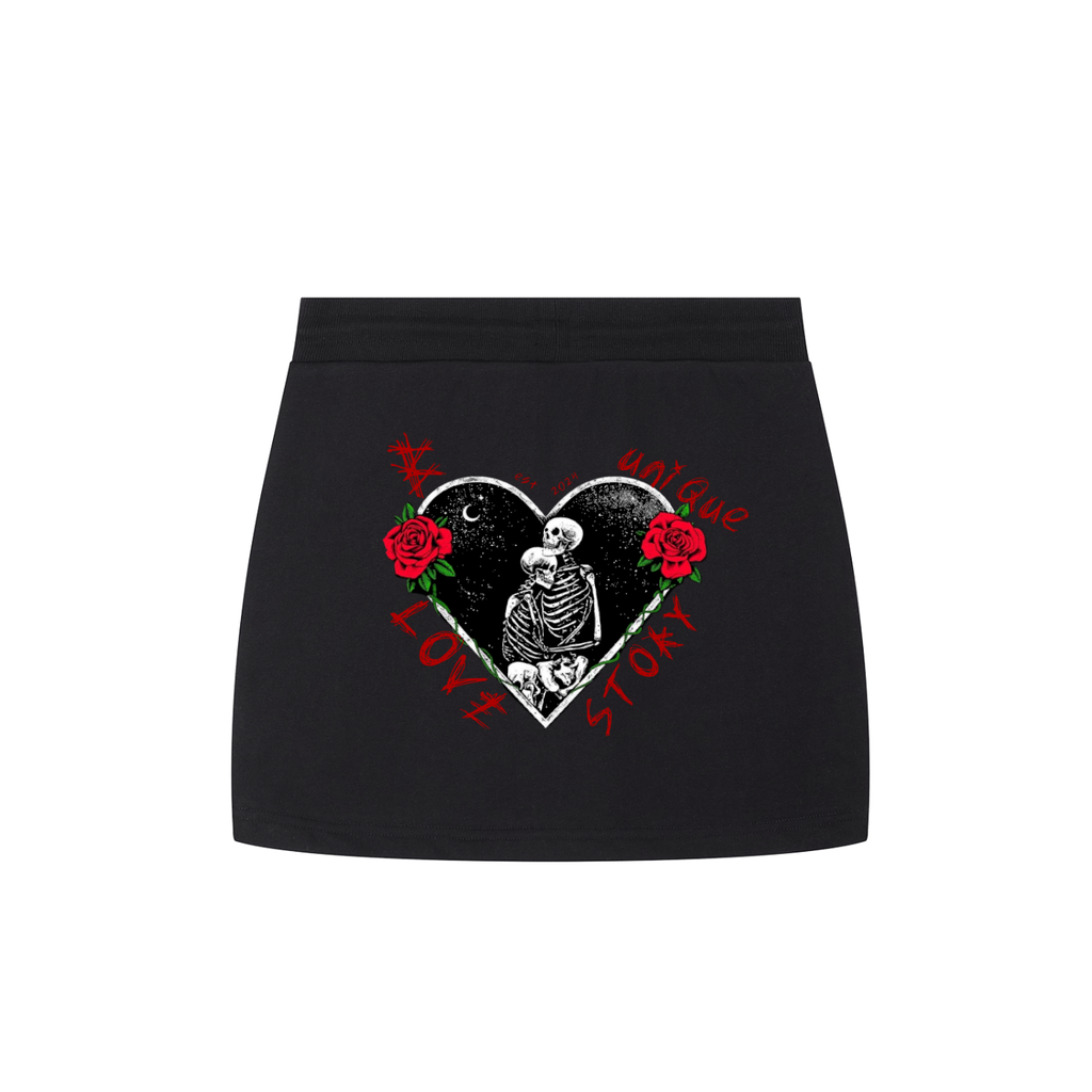 Women's "LoveStory" Drawstring Skirt