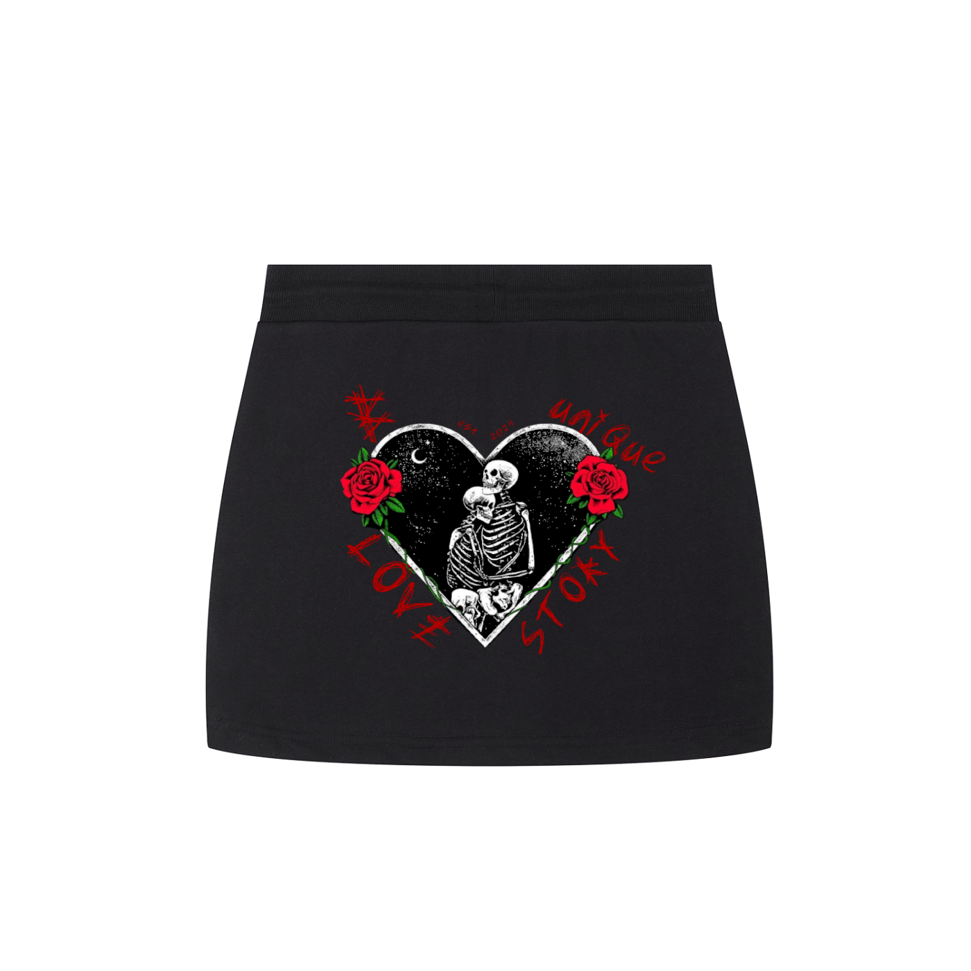 Women's "LoveStory" Drawstring Skirt