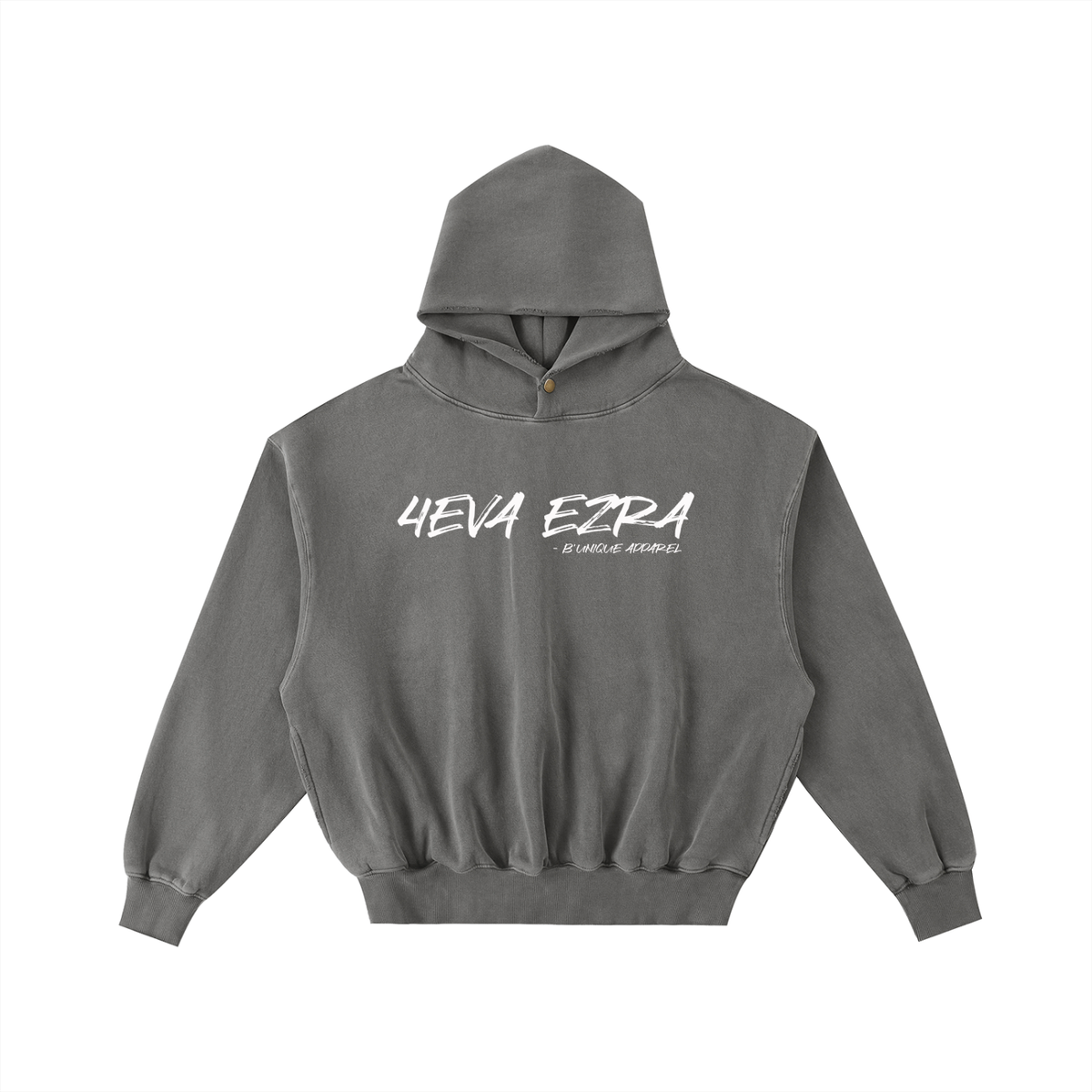 Unisex "4EVA EZRA" Enzyme Washed Fleece Hoodie