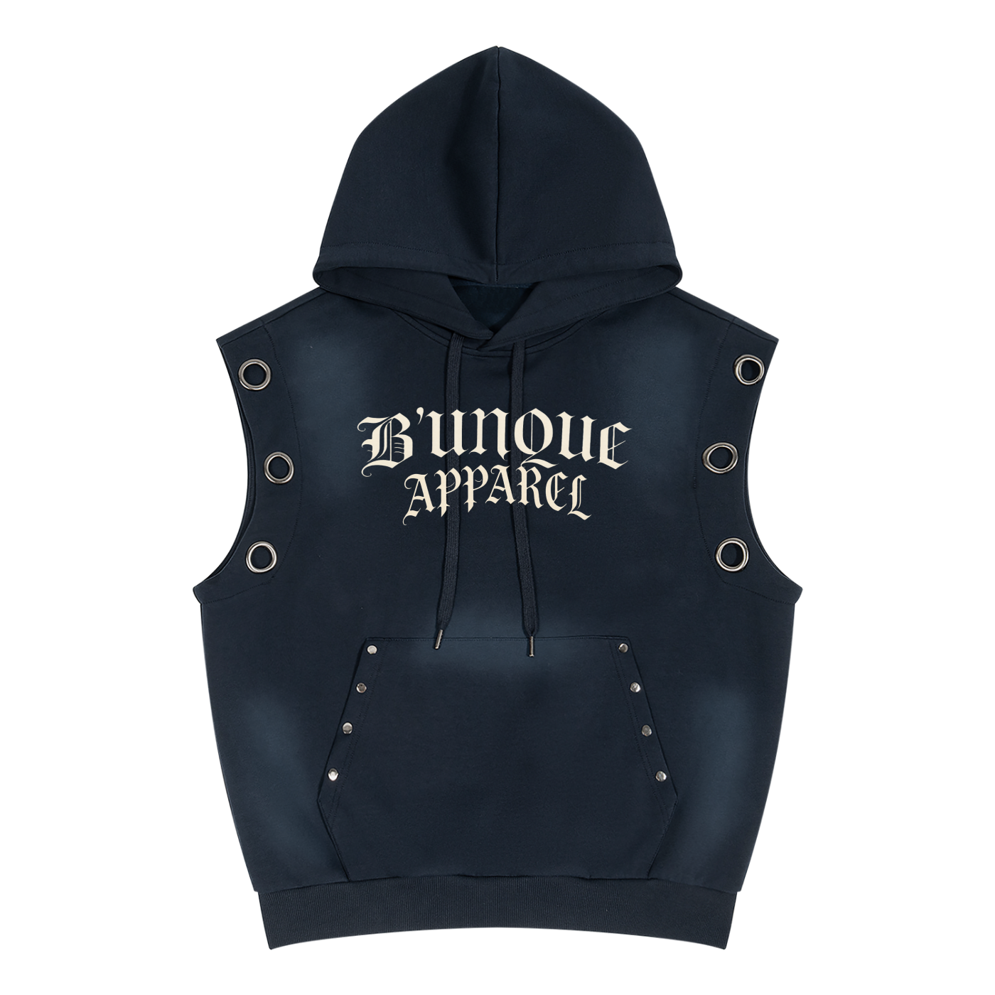 Unisex "B'UNIQUE"  Sleeveless Hoodie