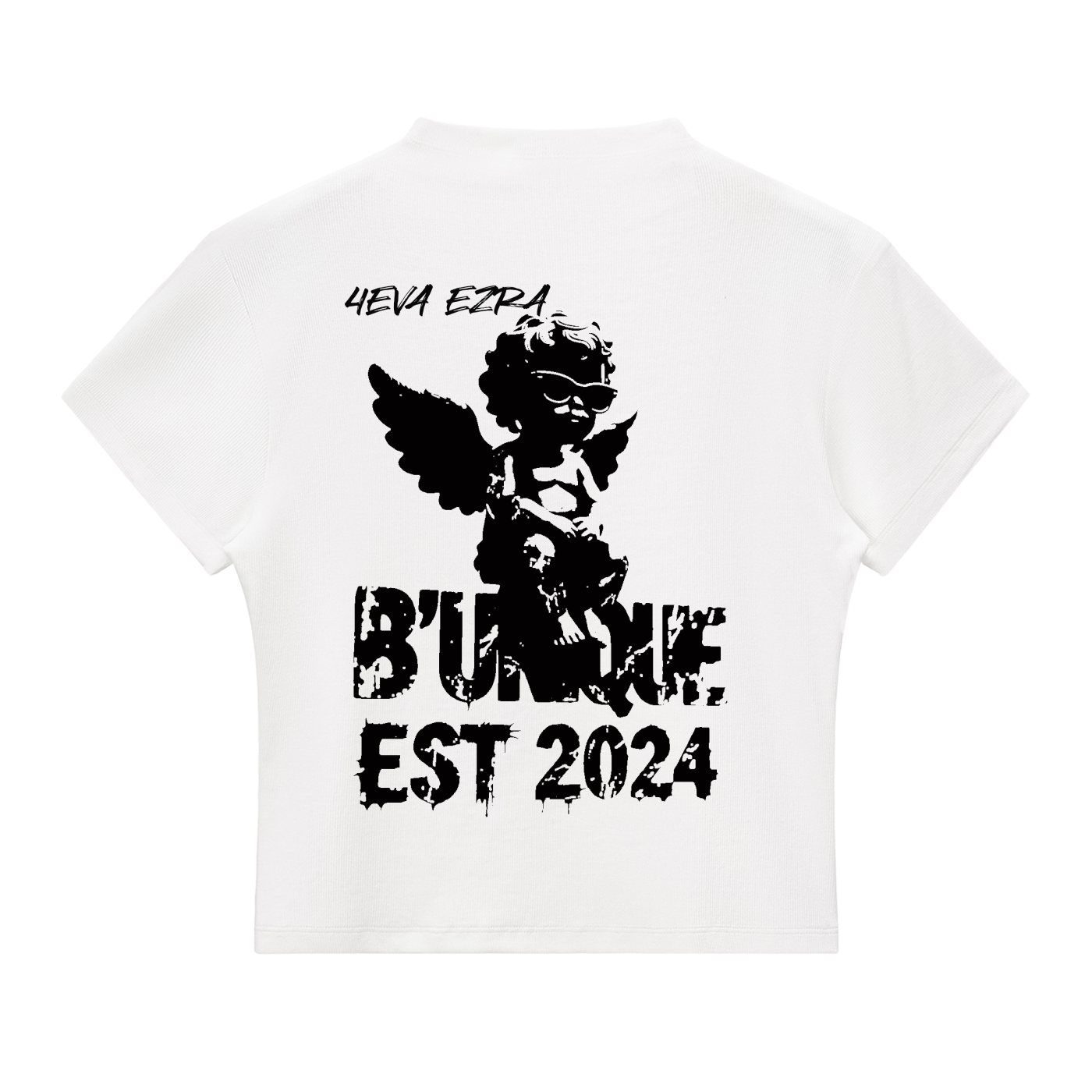 4EVA EZRA Essential Women Slim Fit Mock Neck T-Shirt