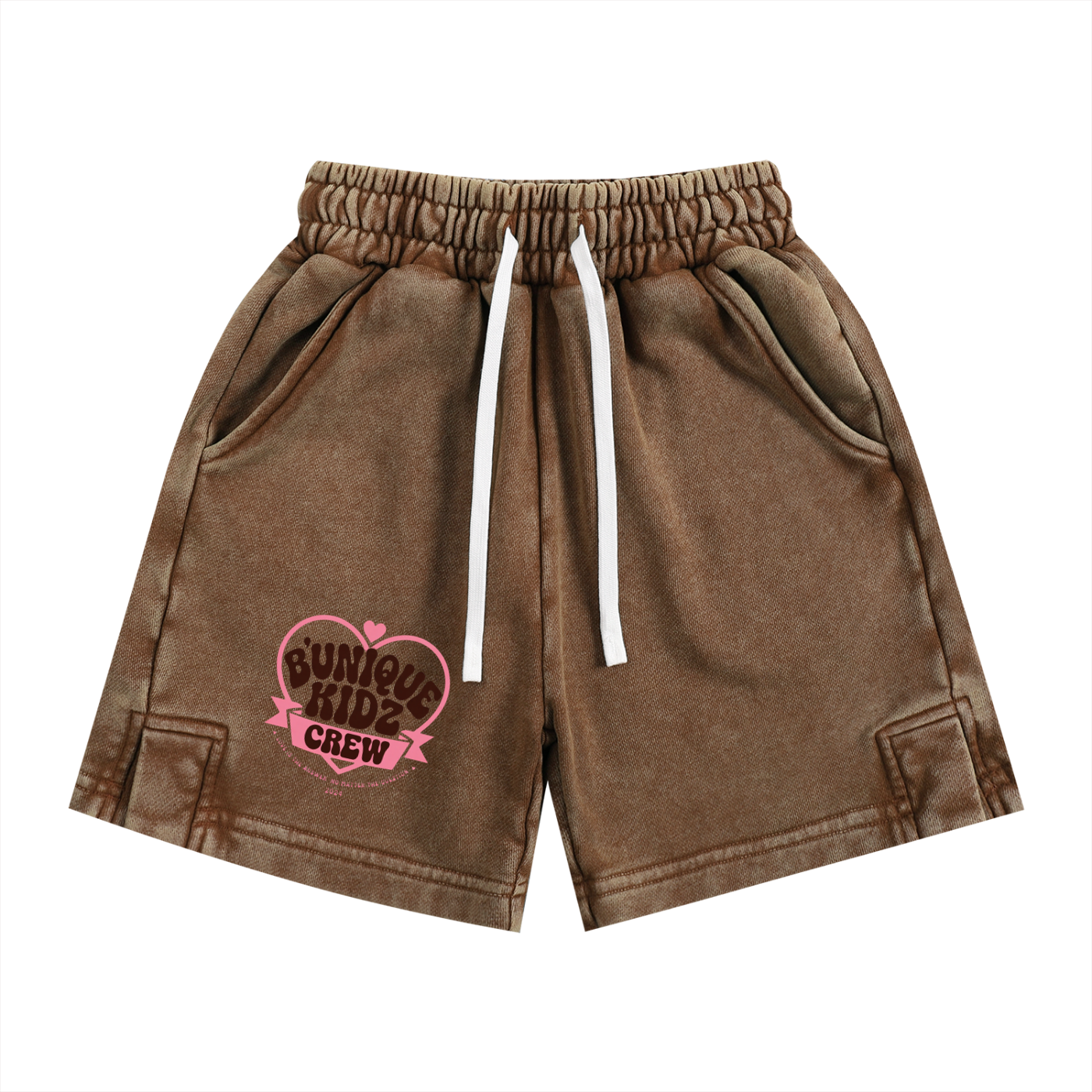 Girl's Snow Washed Kids' Shorts