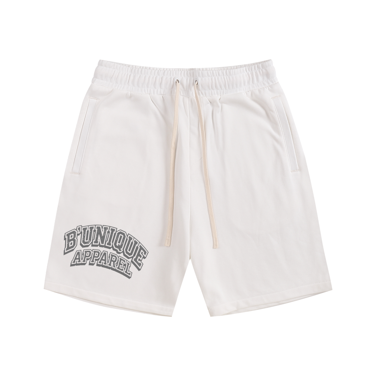 Unisex "B'UNIQUE" Essential Cotton Shorts