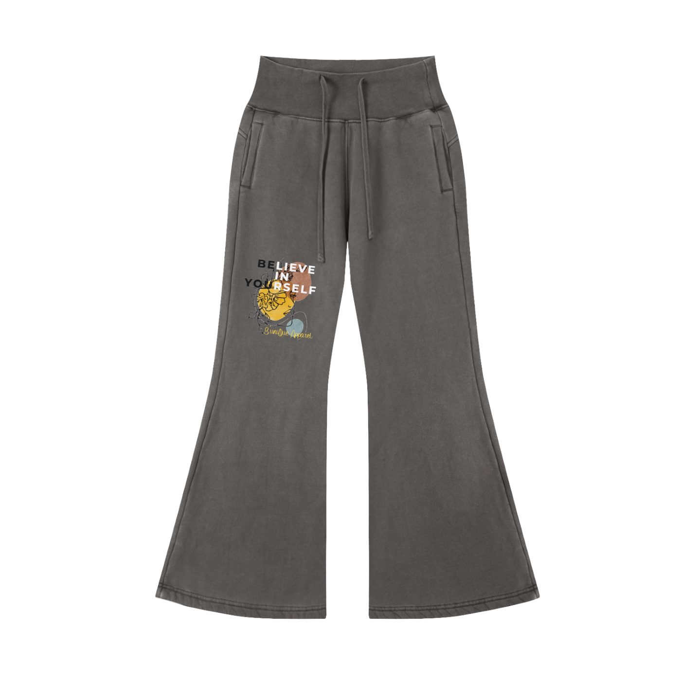 Women's Vintage Flared Fleece Pants