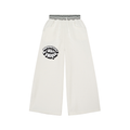 Unisex "I WILL " Striped Waist Wide Leg Pants