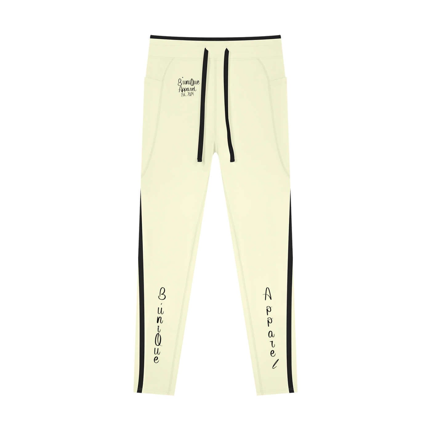 Women’s "B'uniQue" Color Block Yoga Leggings