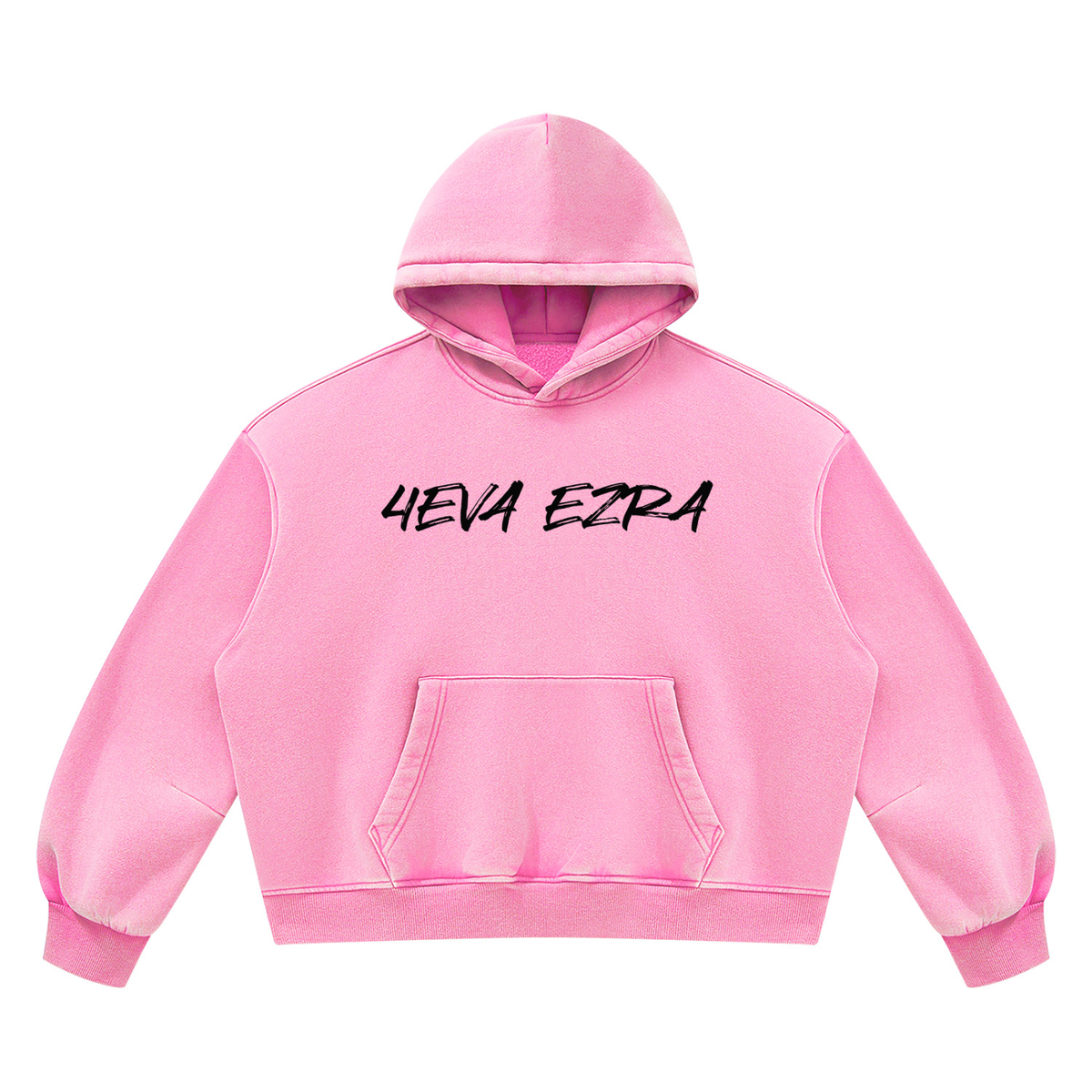 Unisex "4EVA" Vintage Wash Fleece Hoodie