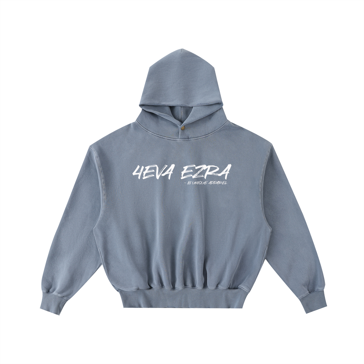 Unisex "4EVA EZRA" Enzyme Washed Fleece Hoodie