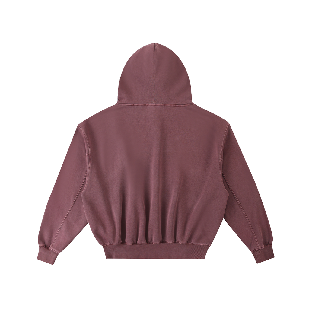 Unisex "4EVA EZRA" Enzyme Washed Fleece Hoodie