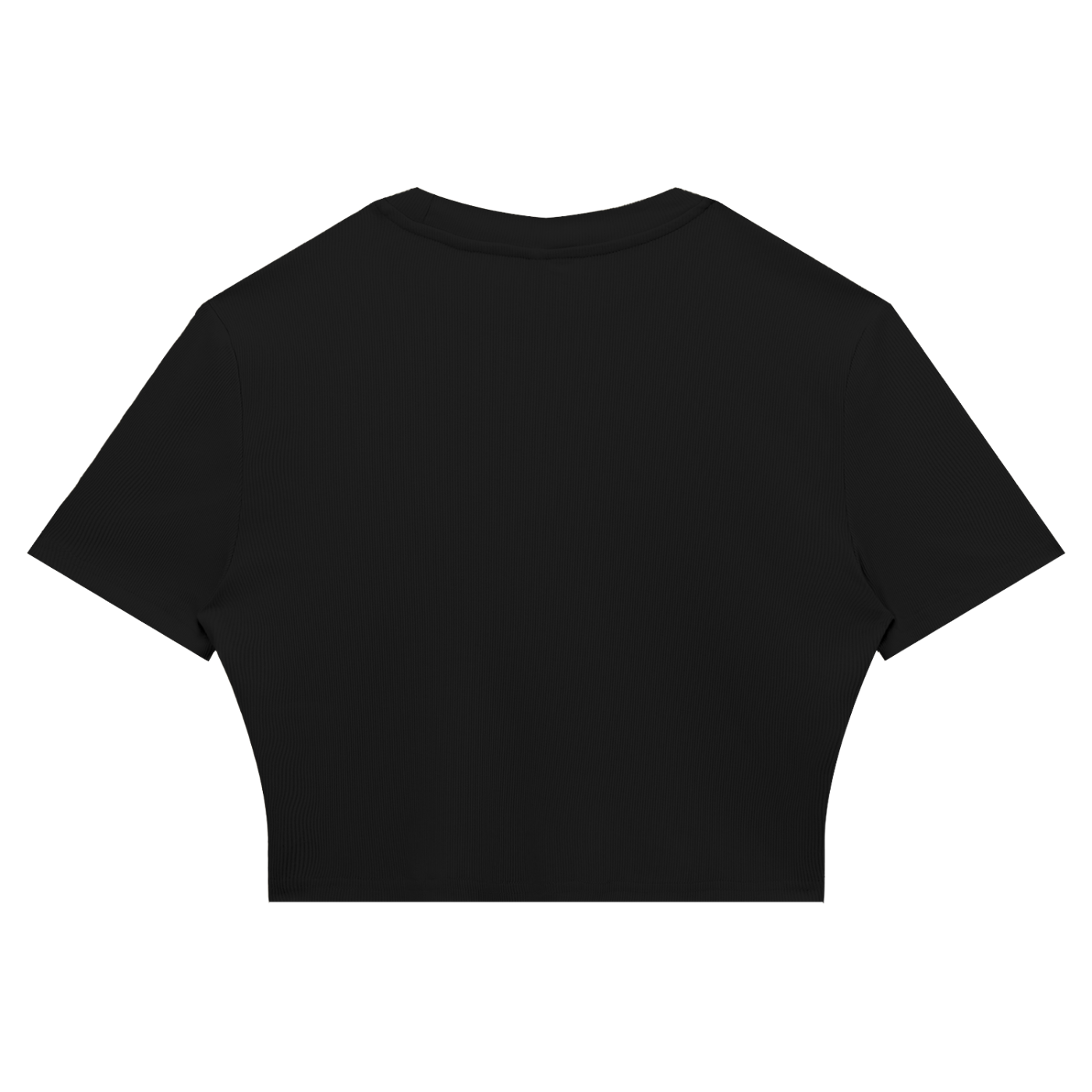 Women's B'UNIQUE est Slim Ribbed Crop T-Shirt