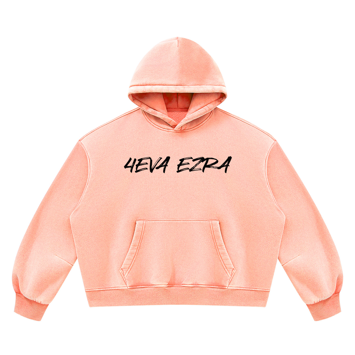Unisex "4EVA" Vintage Wash Fleece Hoodie