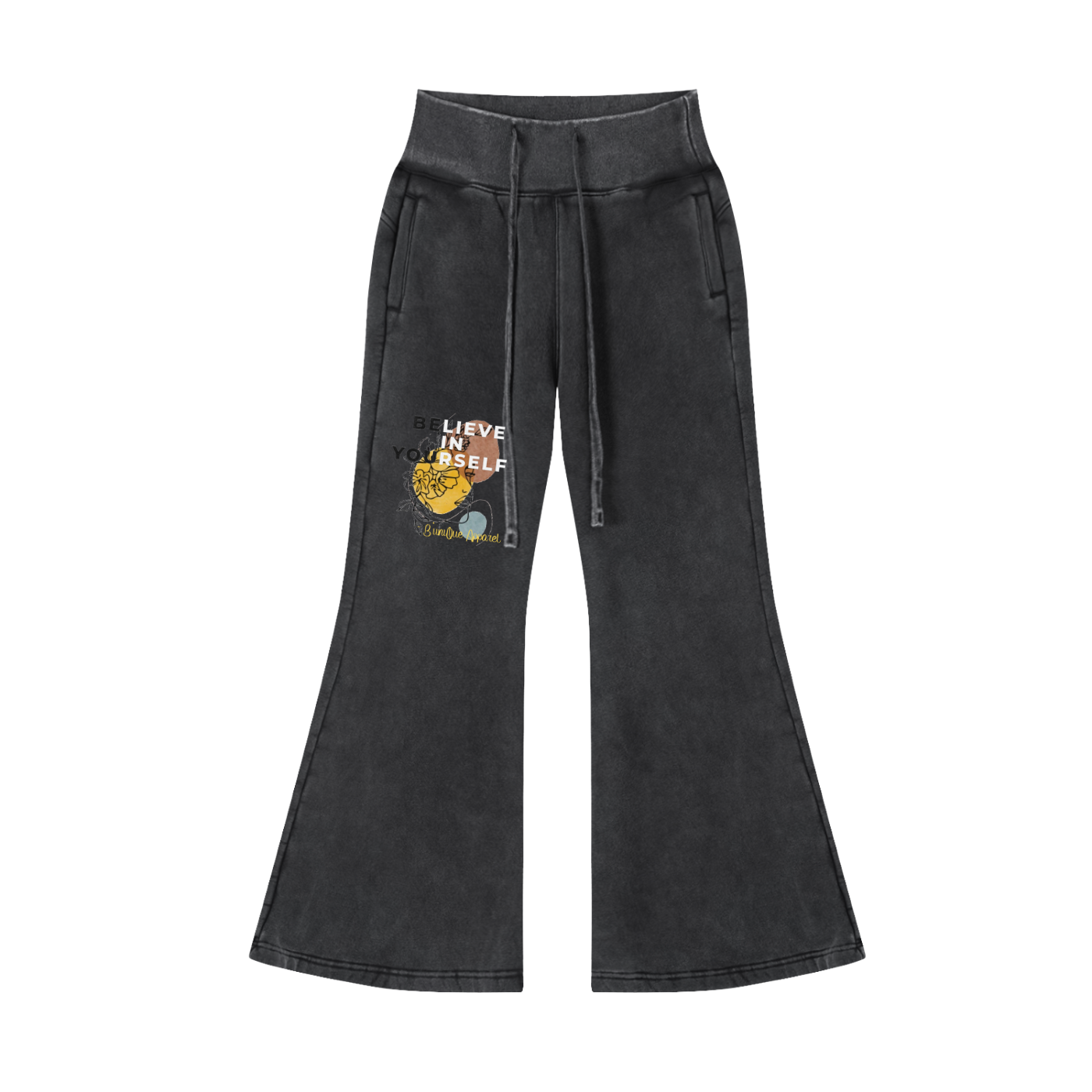 Women's Vintage Flared Fleece Pants