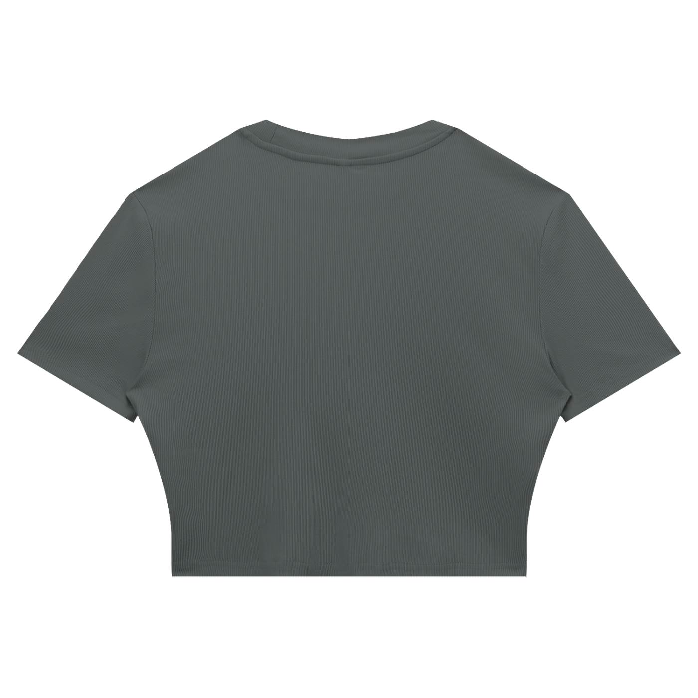 Women's B'UNIQUE est Slim Ribbed Crop T-Shirt