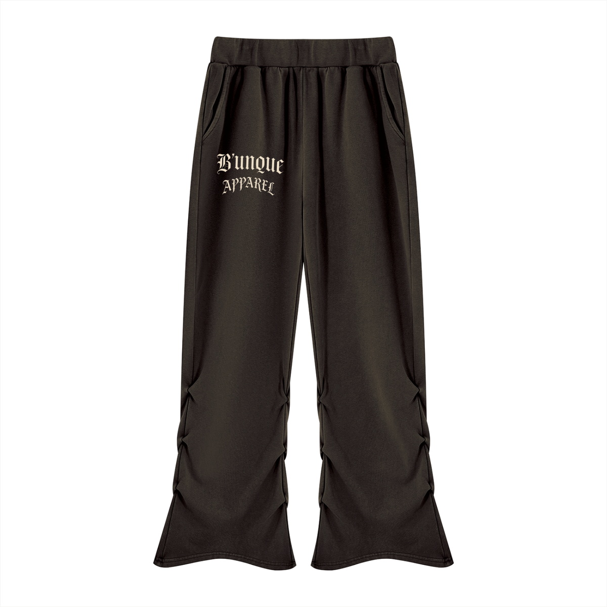 Women’s "B U" Vintage Ruched Sweatpants